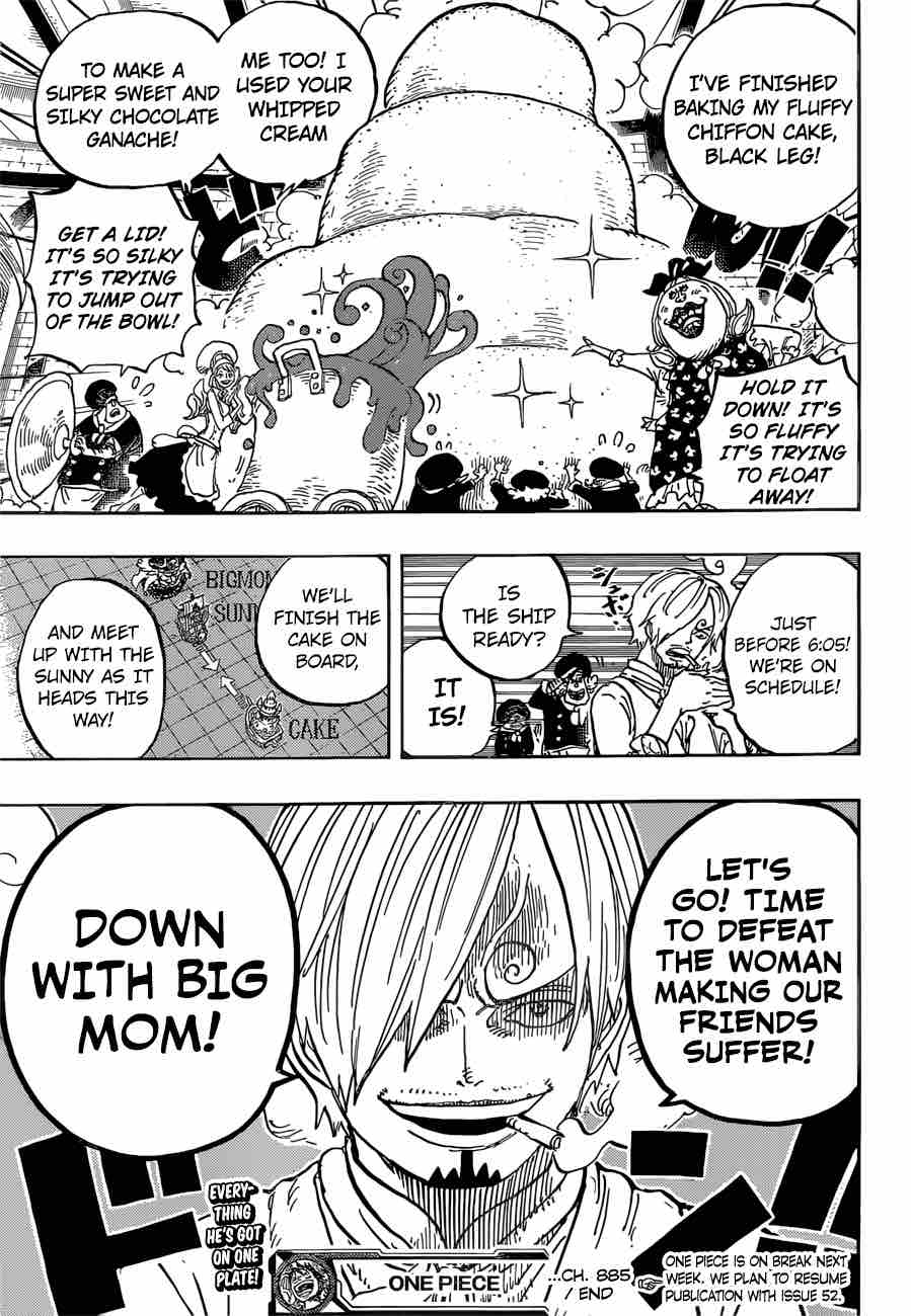 One Piece Chapter 885 — page 15