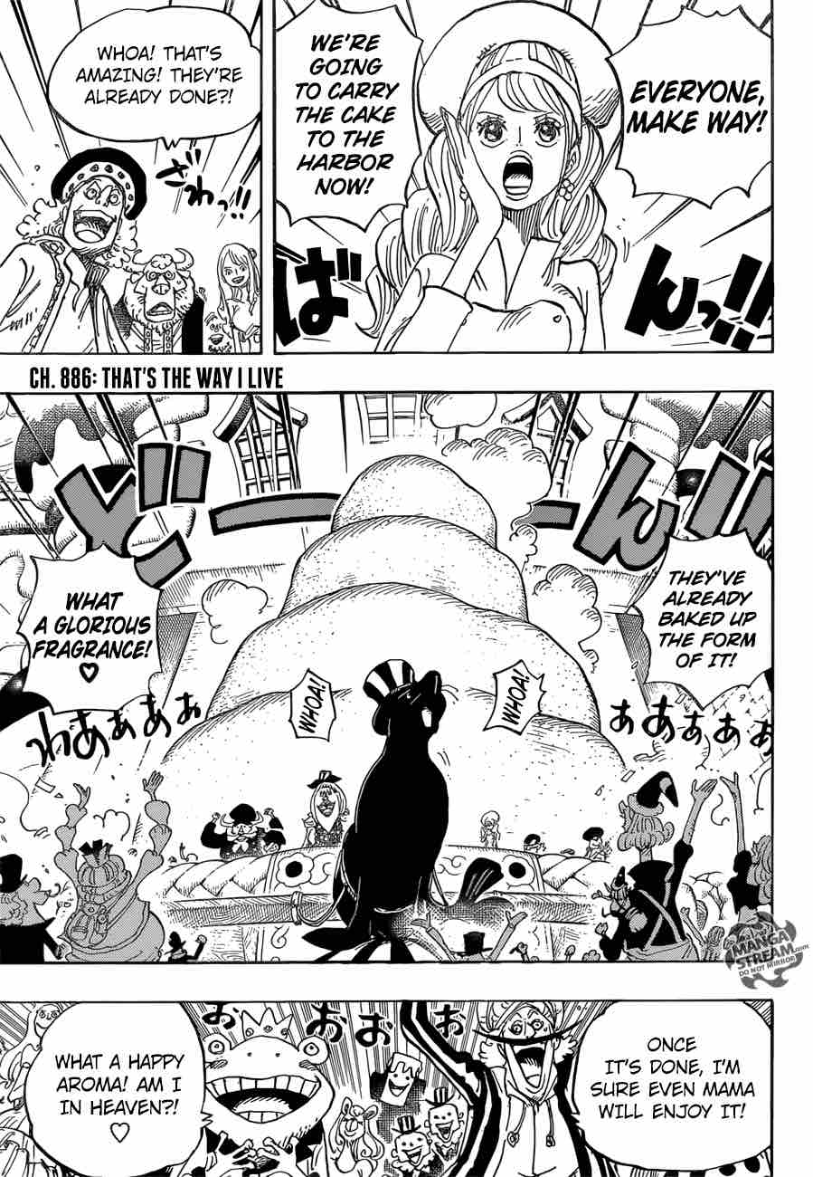 One Piece Chapter 886 — page 2