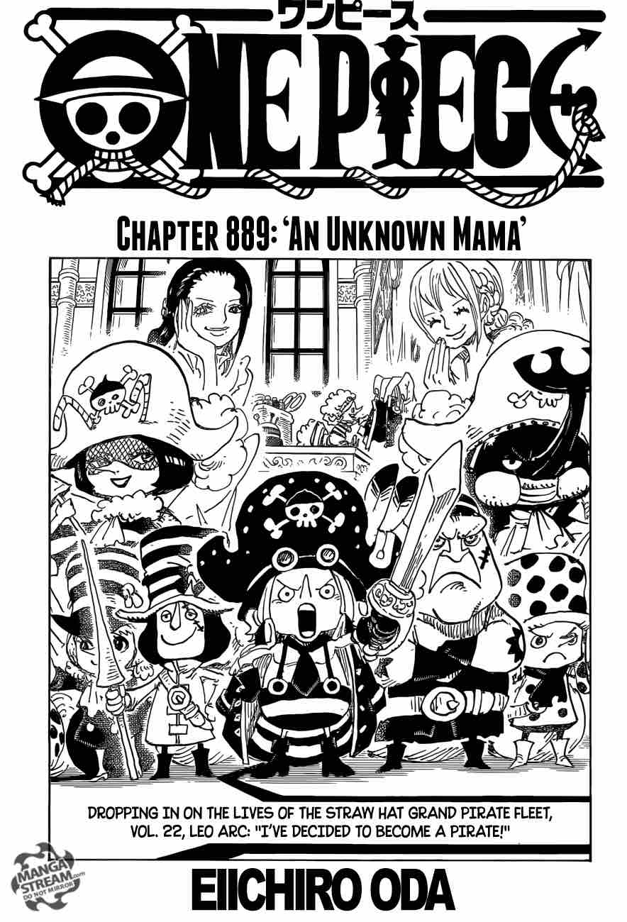 One Piece Chapter 889 — page 1