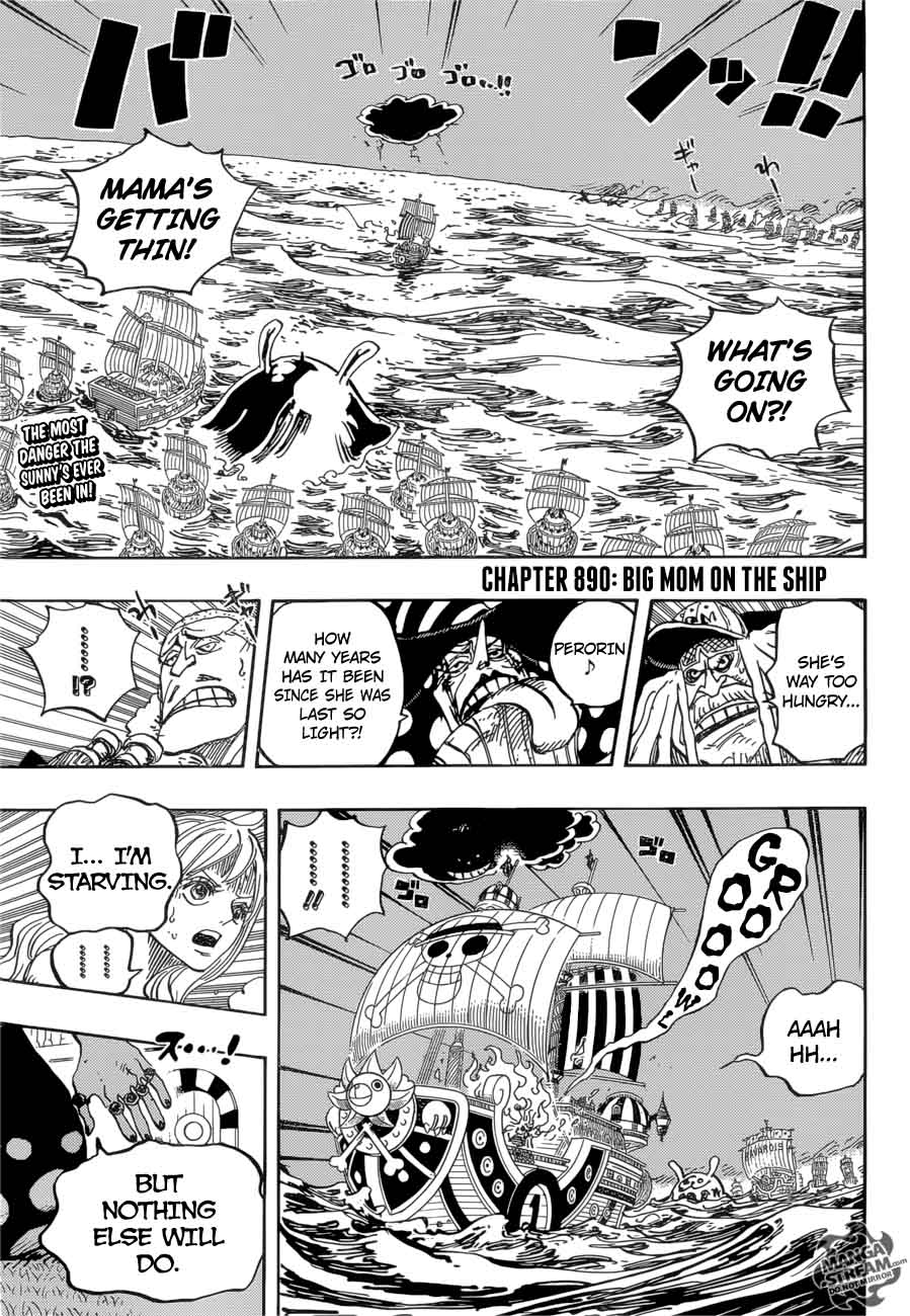 One Piece Chapter 890 — page 3