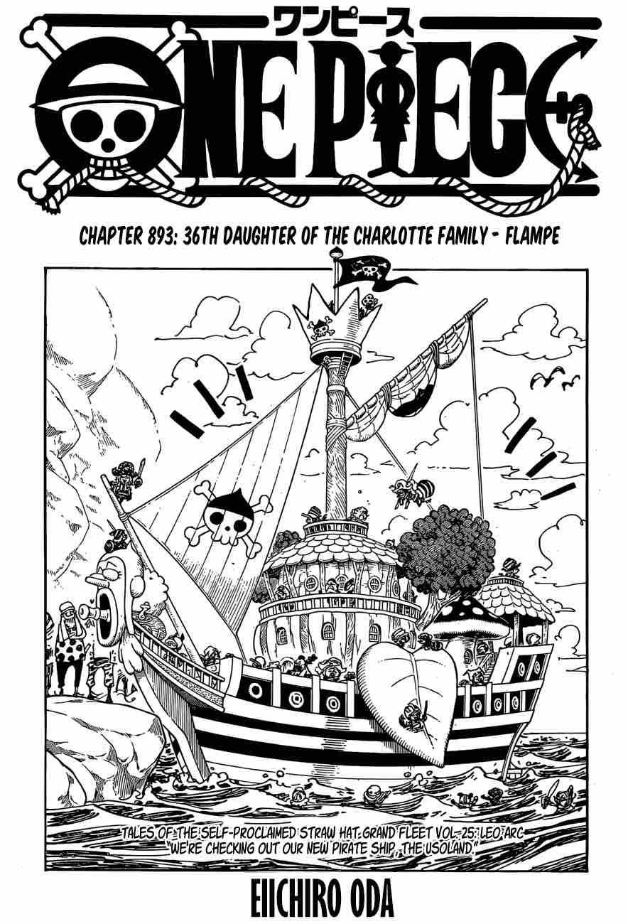 One Piece Chapter 893 — page 1
