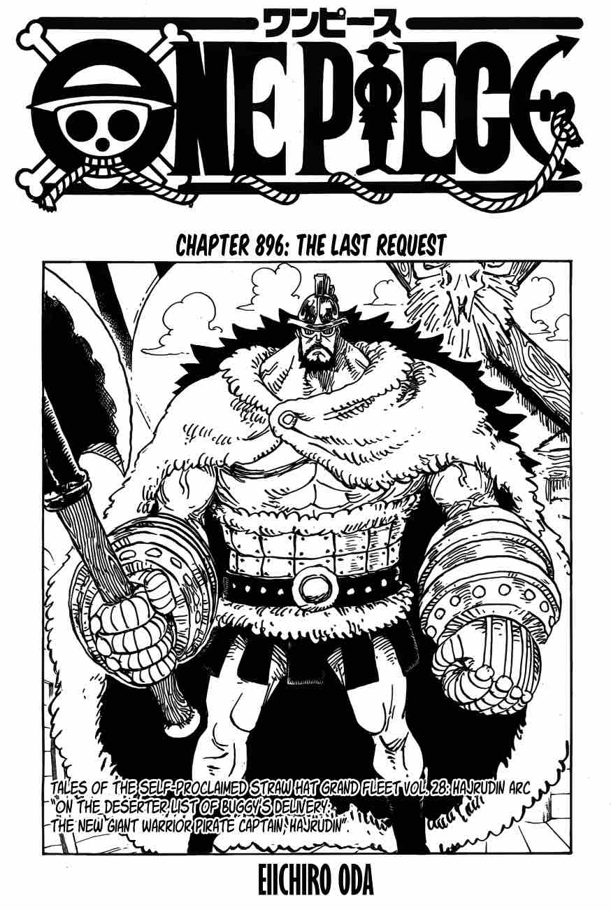 One Piece Chapter 896 — page 1