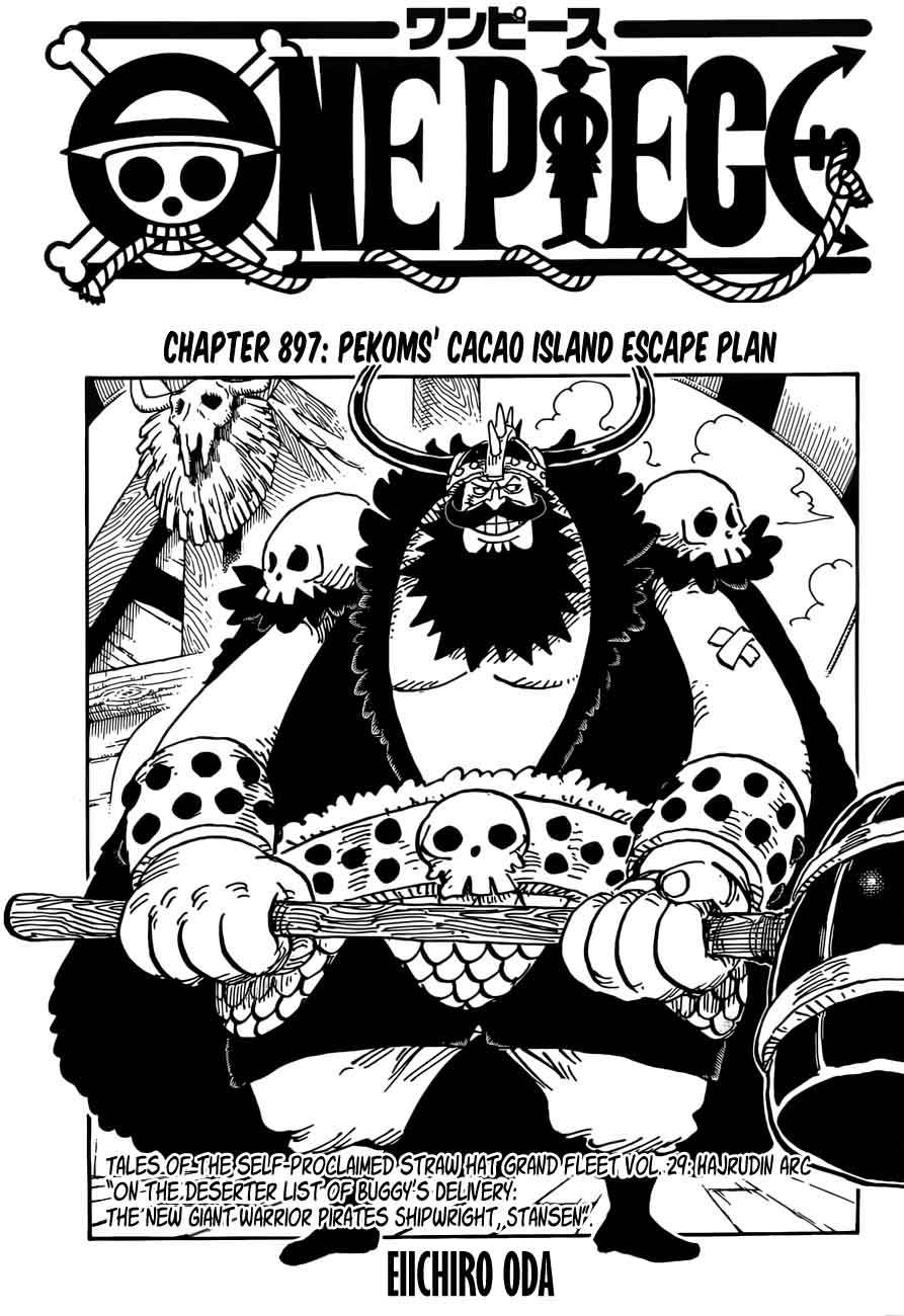 One Piece Chapter 897 — page 1