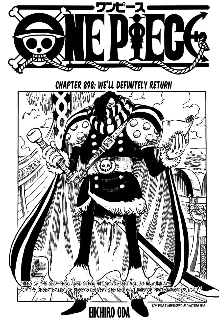 One Piece Chapter 898 — page 1