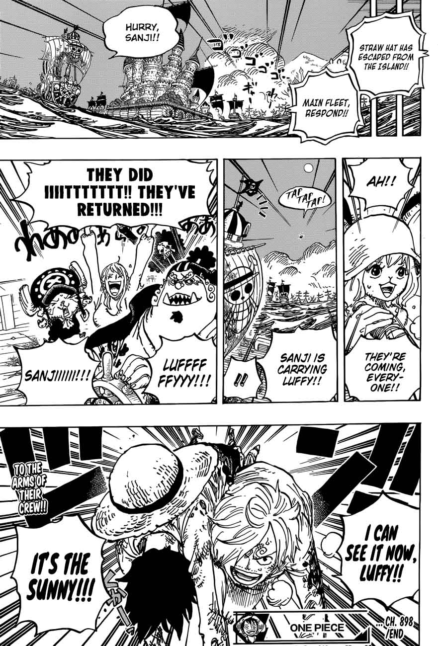 One Piece Chapter 898 — page 14