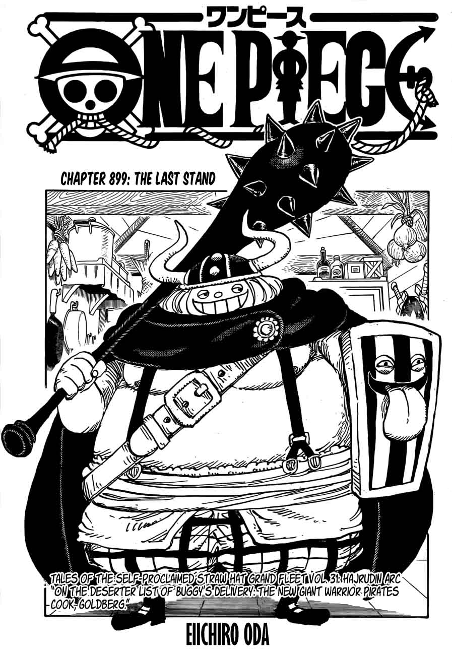 One Piece Chapter 899 — page 1