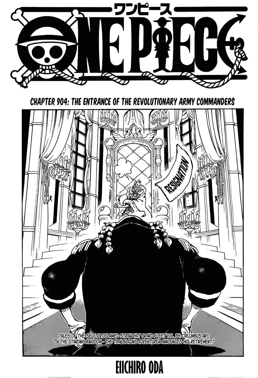 One Piece Chapter 904 — page 1