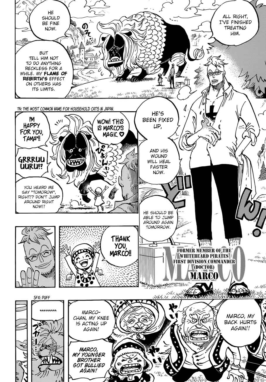One Piece Chapter 909 — page 4