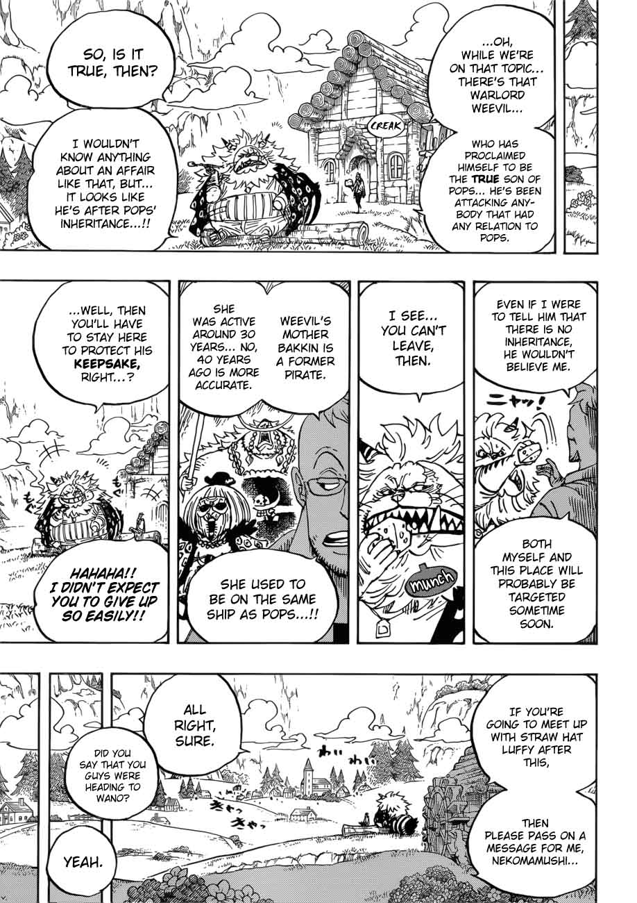 One Piece Chapter 909 — page 7