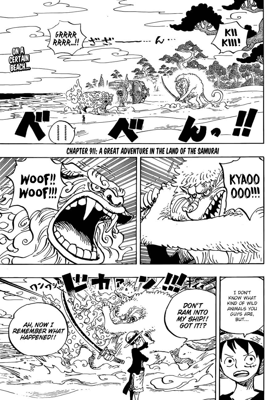 One Piece Chapter 911 — page 2