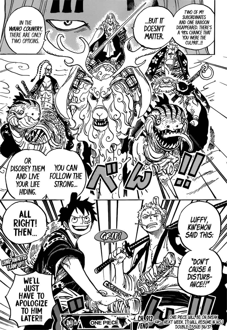 One Piece Chapter 912 — page 18