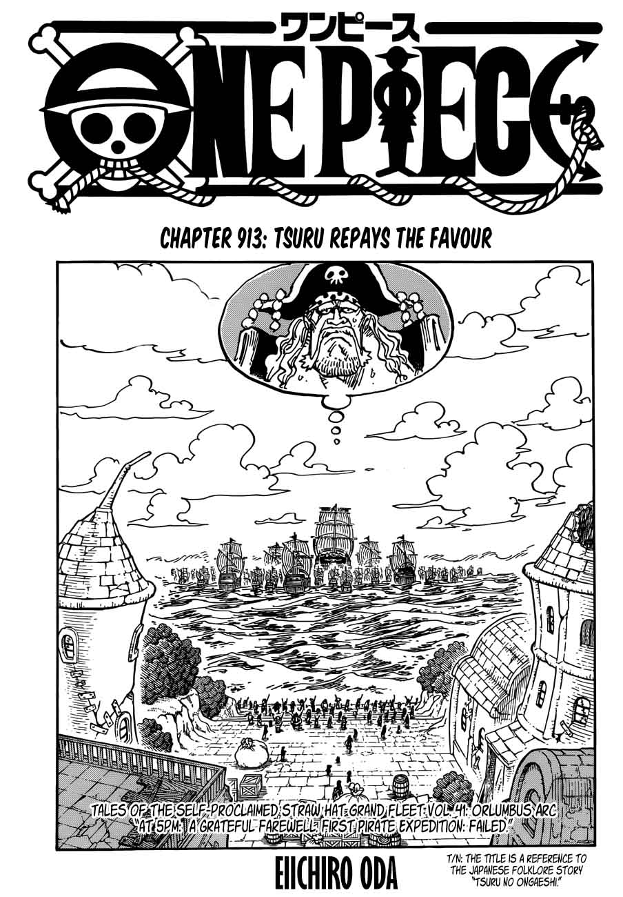 One Piece Chapter 913 — page 1
