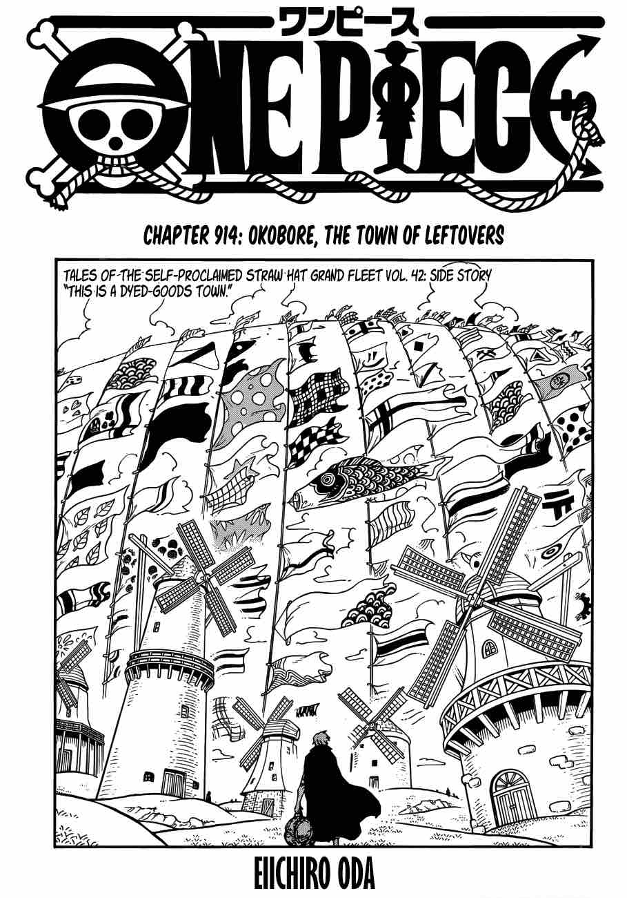 One Piece Chapter 914 — page 1