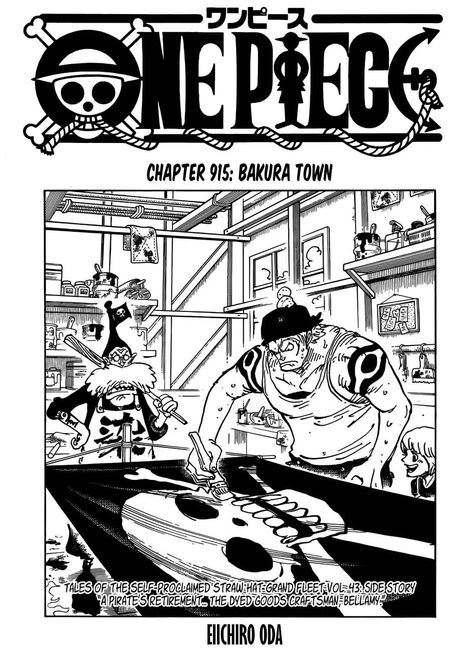 One Piece Chapter 915 — page 1
