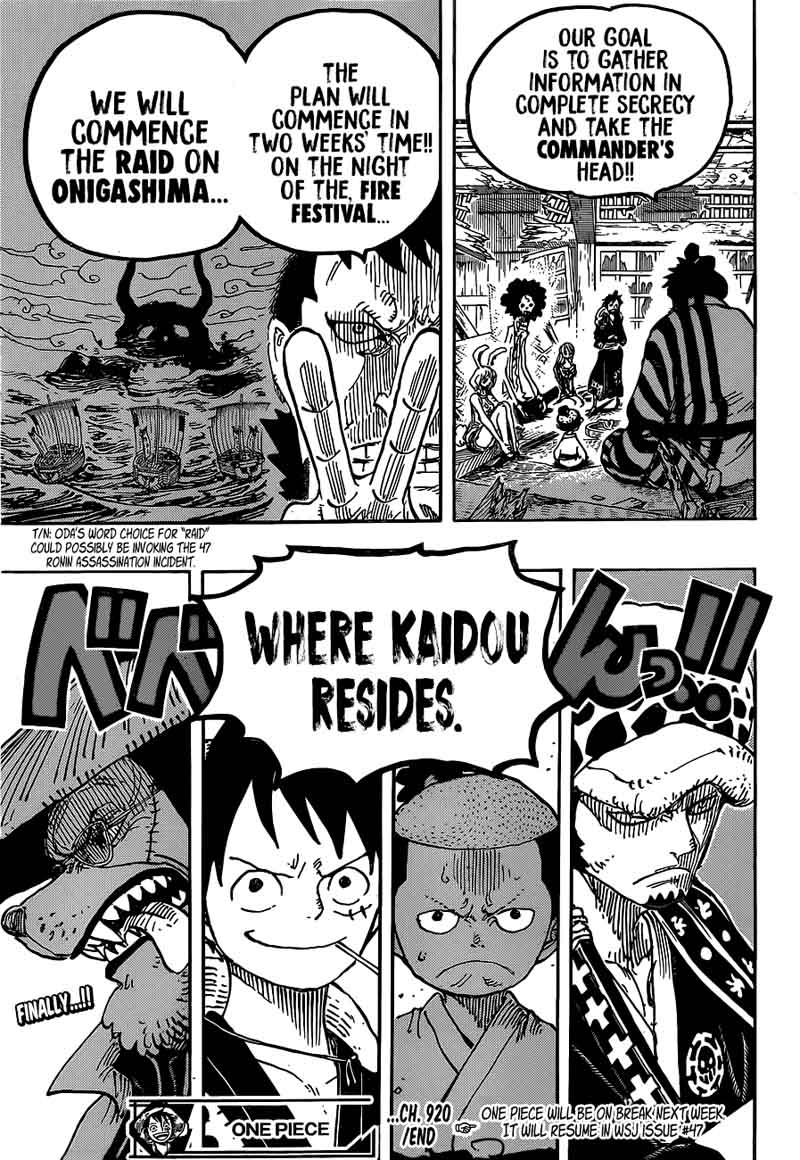 One Piece Chapter 920 — page 16
