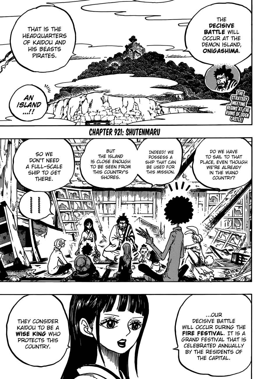 One Piece Chapter 921 — page 3