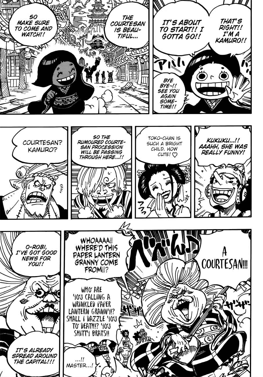 One Piece Chapter 927 — page 11