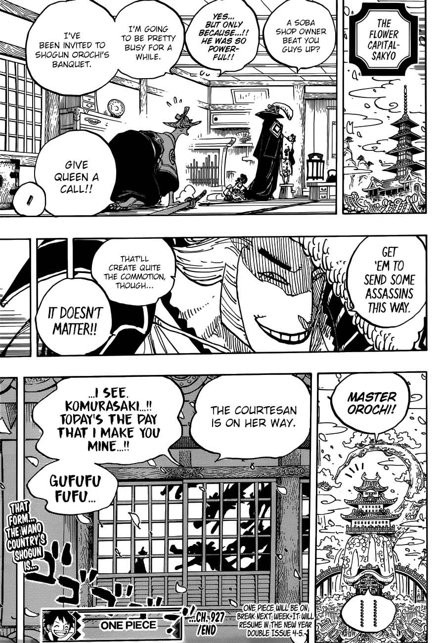 One Piece Chapter 927 — page 15