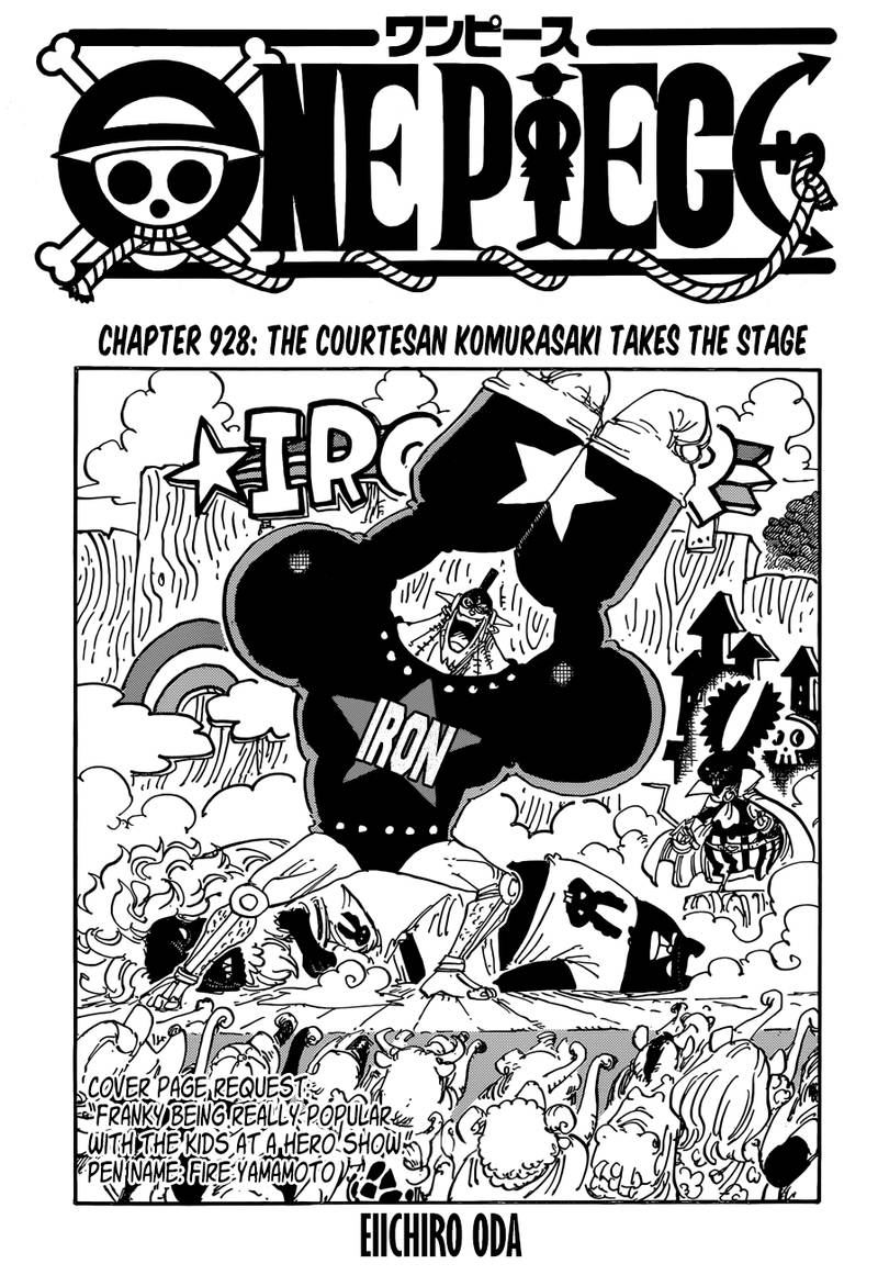 One Piece Chapter 928 — page 3
