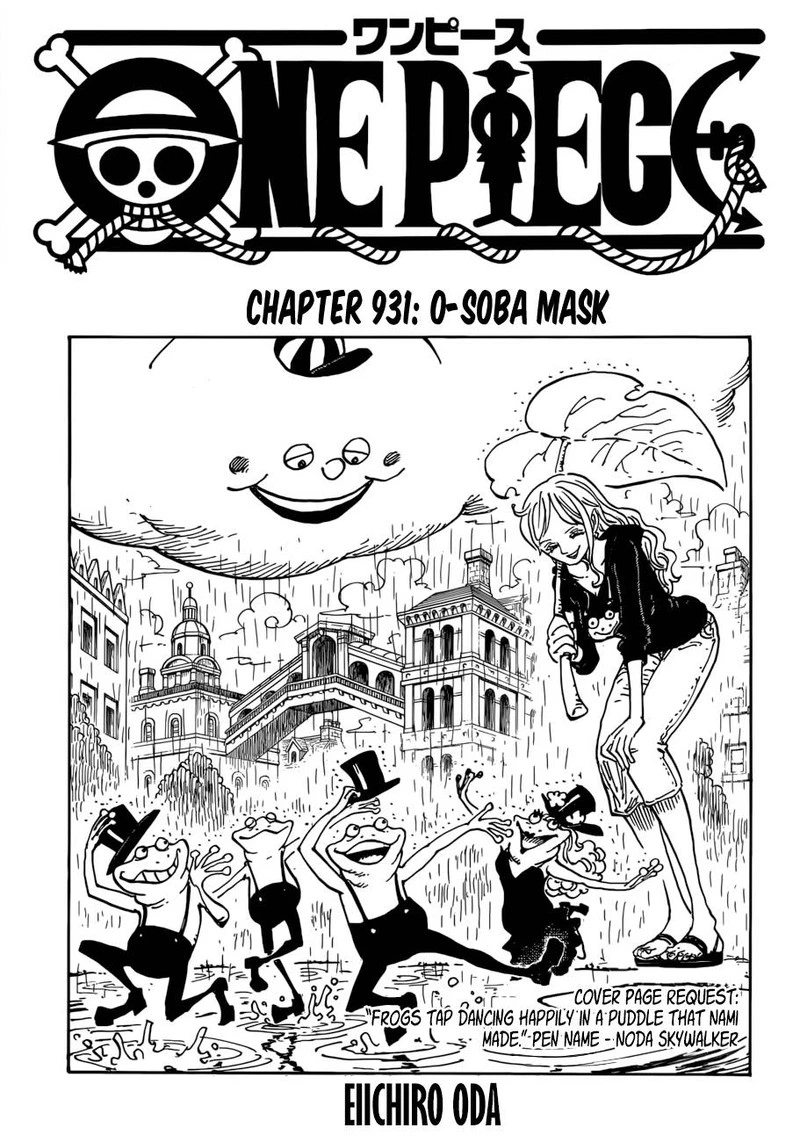 One Piece Chapter 931 — page 1