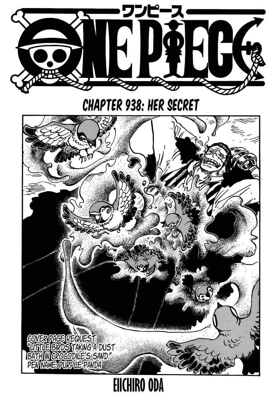 One Piece Chapter 938 — page 1