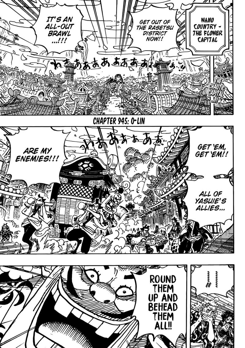 One Piece Chapter 945 — page 3