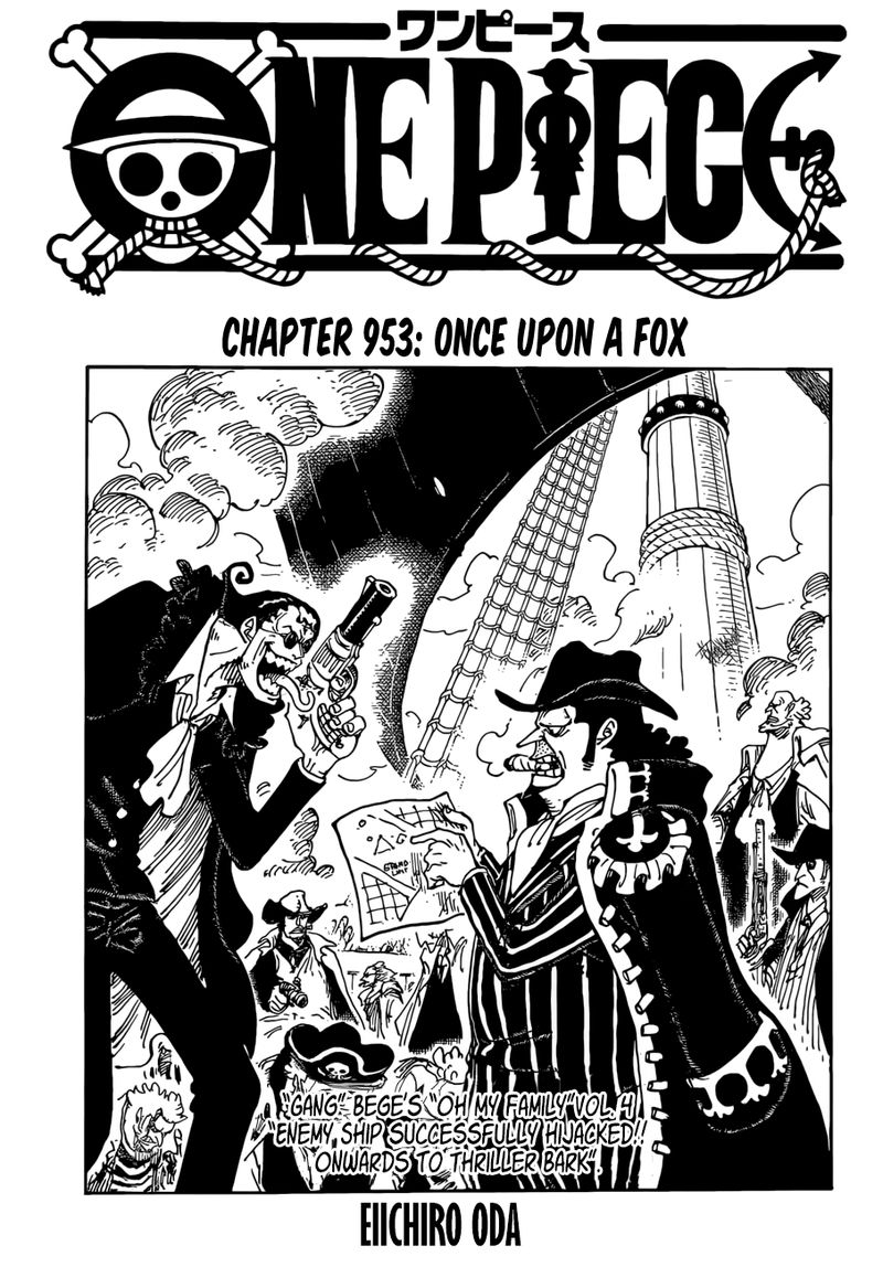 One Piece Chapter 953 — page 1