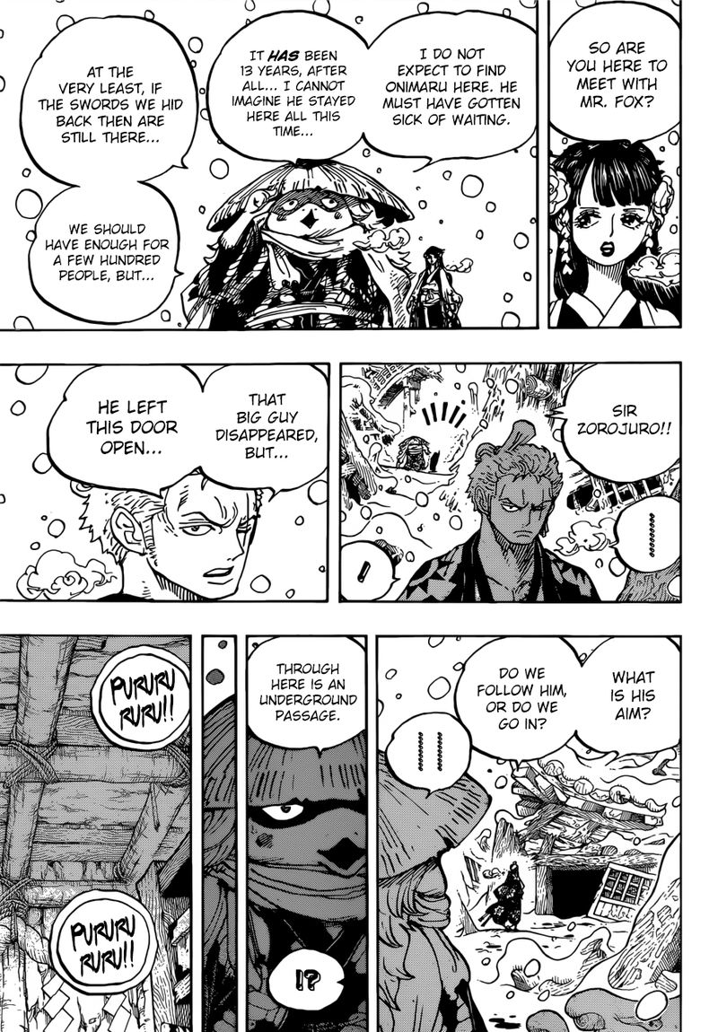 One Piece Chapter 953 — page 14