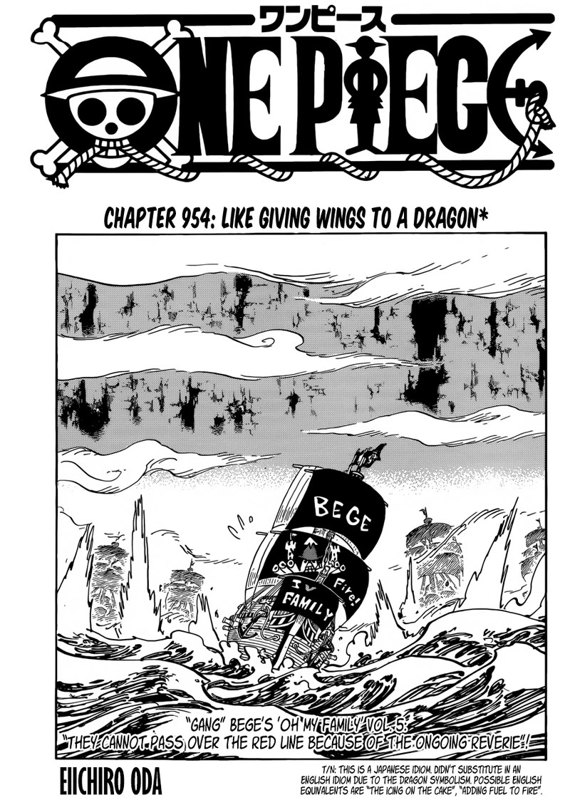 One Piece Chapter 954 — page 1