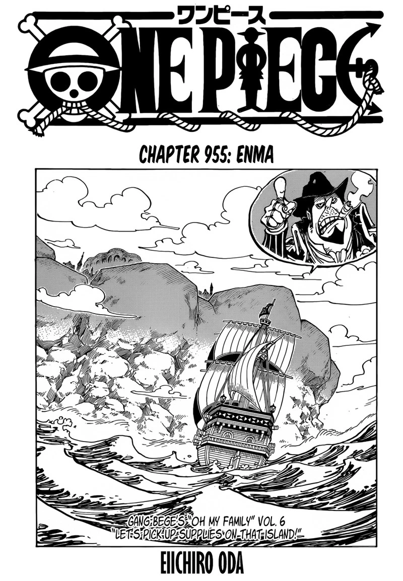 One Piece Chapter 955 — page 1