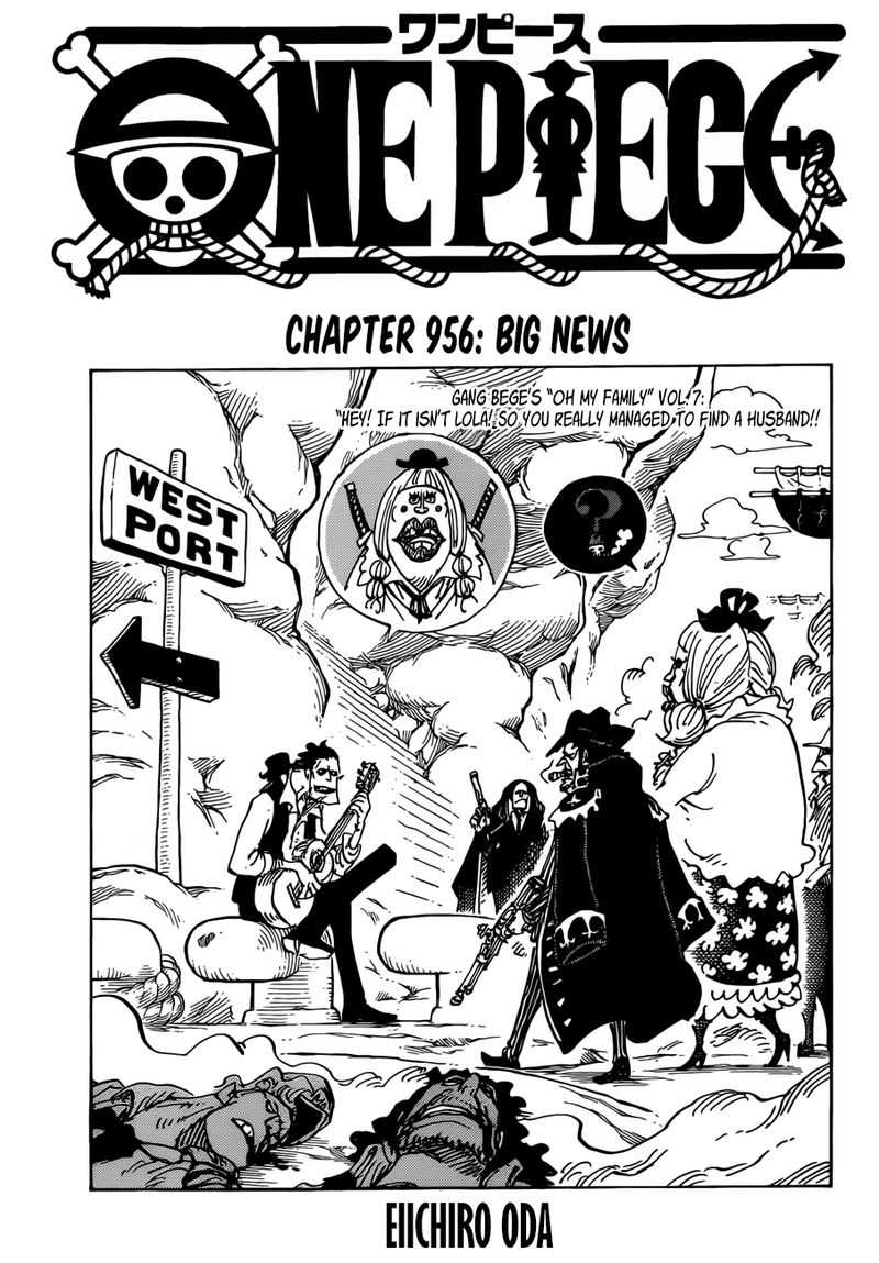 One Piece Chapter 956 — page 2