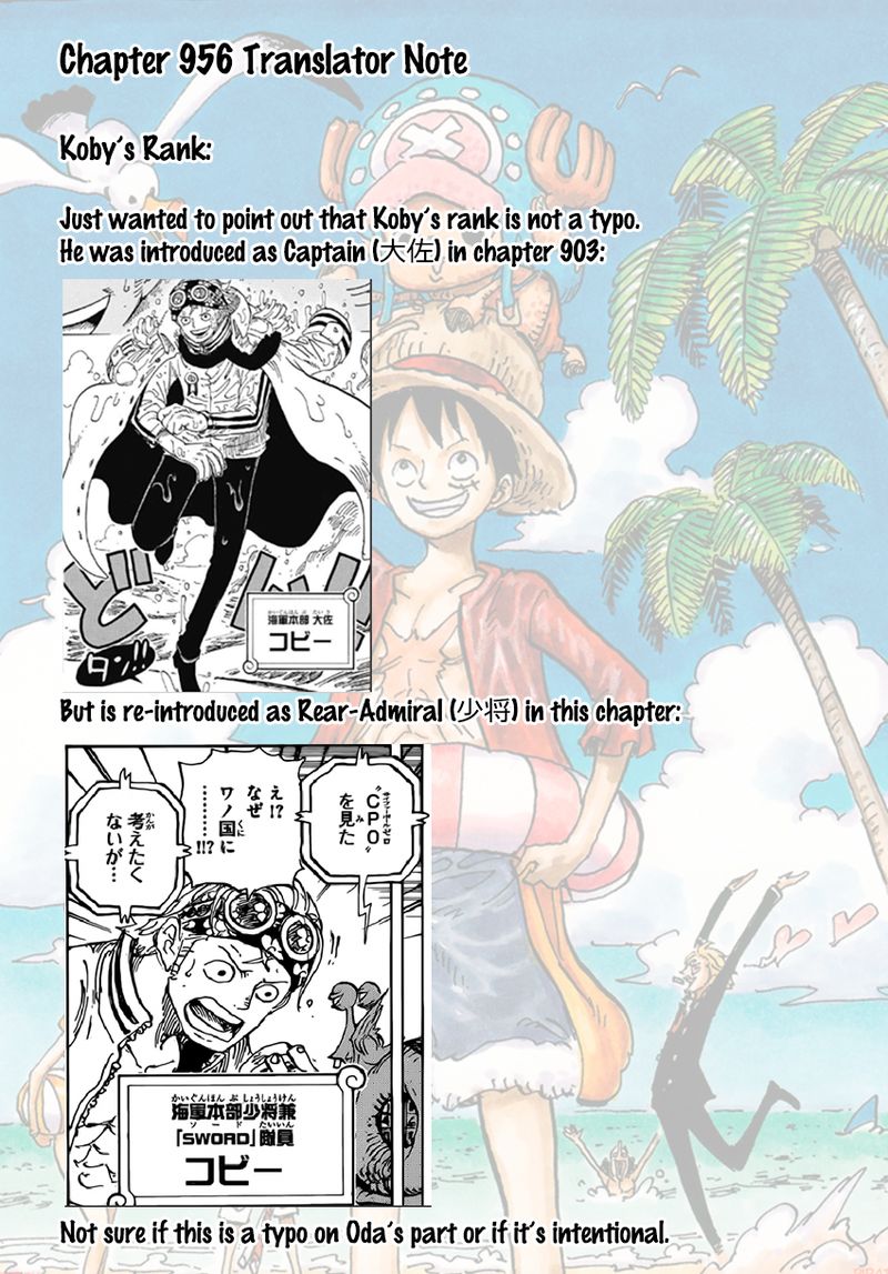 One Piece Chapter 956 — page 19