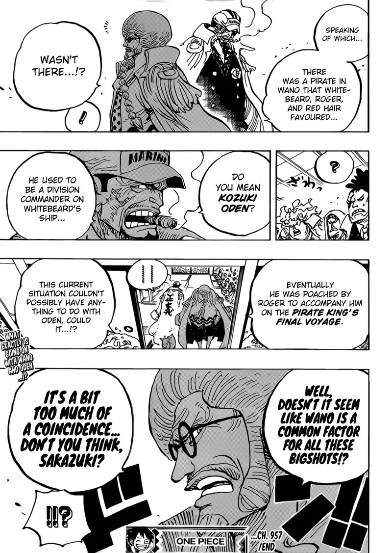 One Piece Chapter 957 — page 19