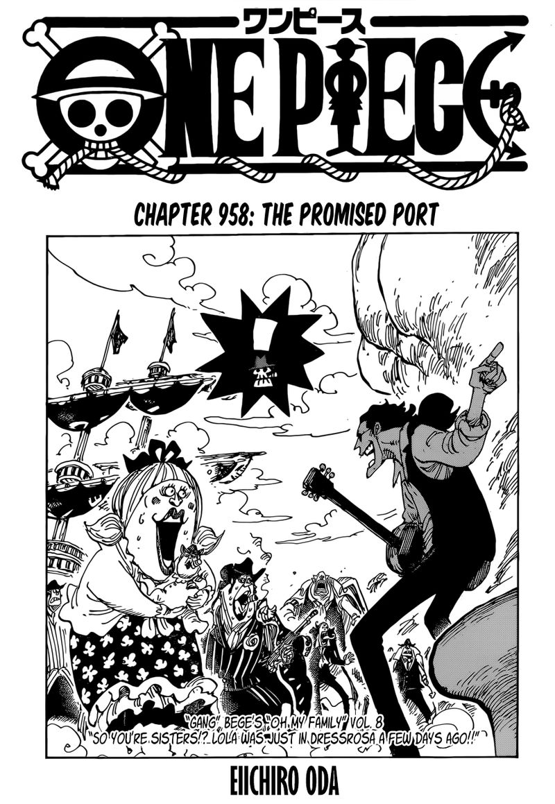 One Piece Chapter 958 — page 1