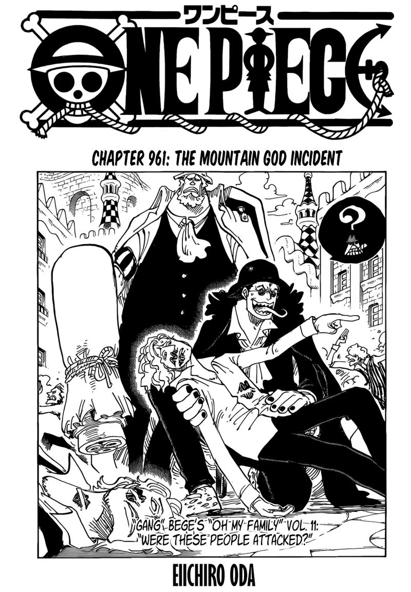 One Piece Chapter 961 — page 1