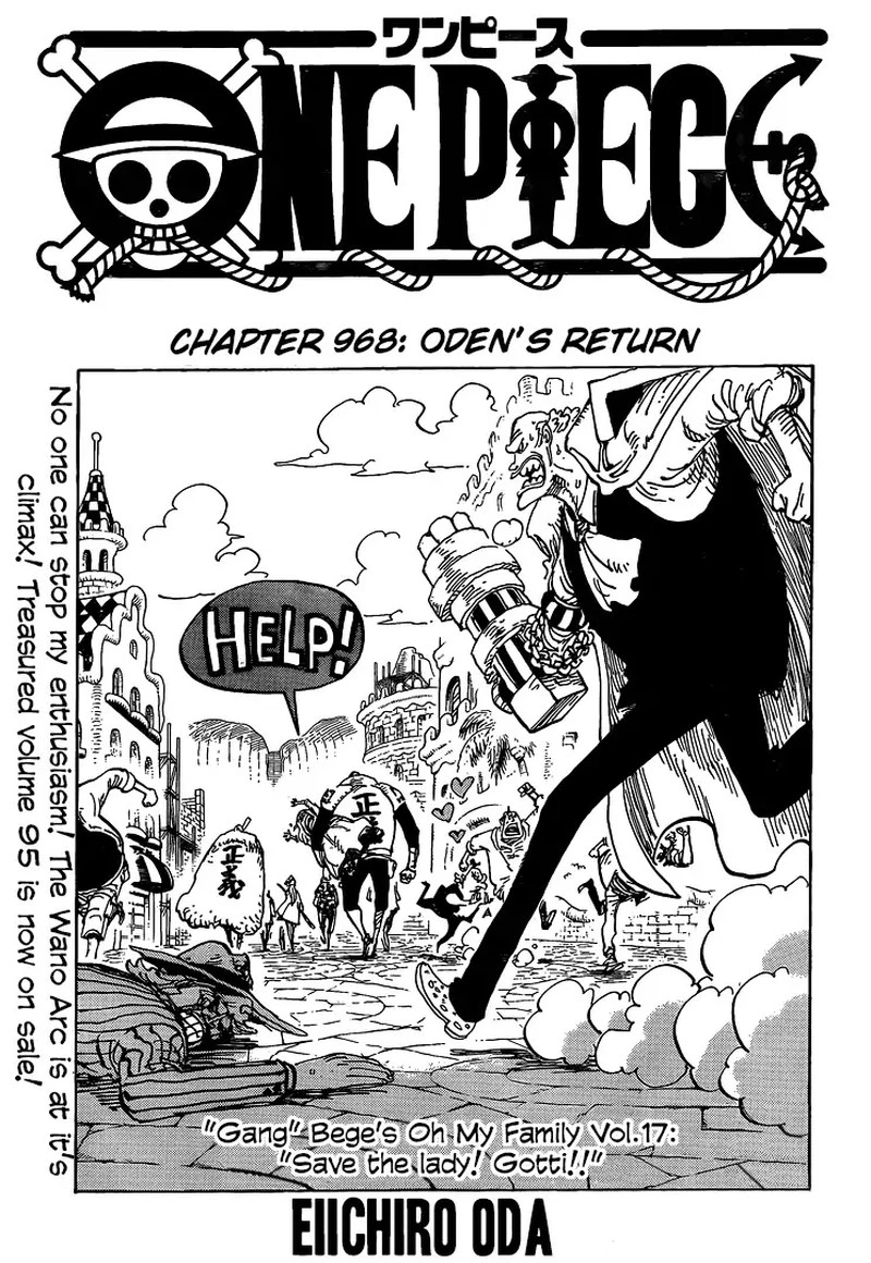 One Piece Chapter 968 — page 1