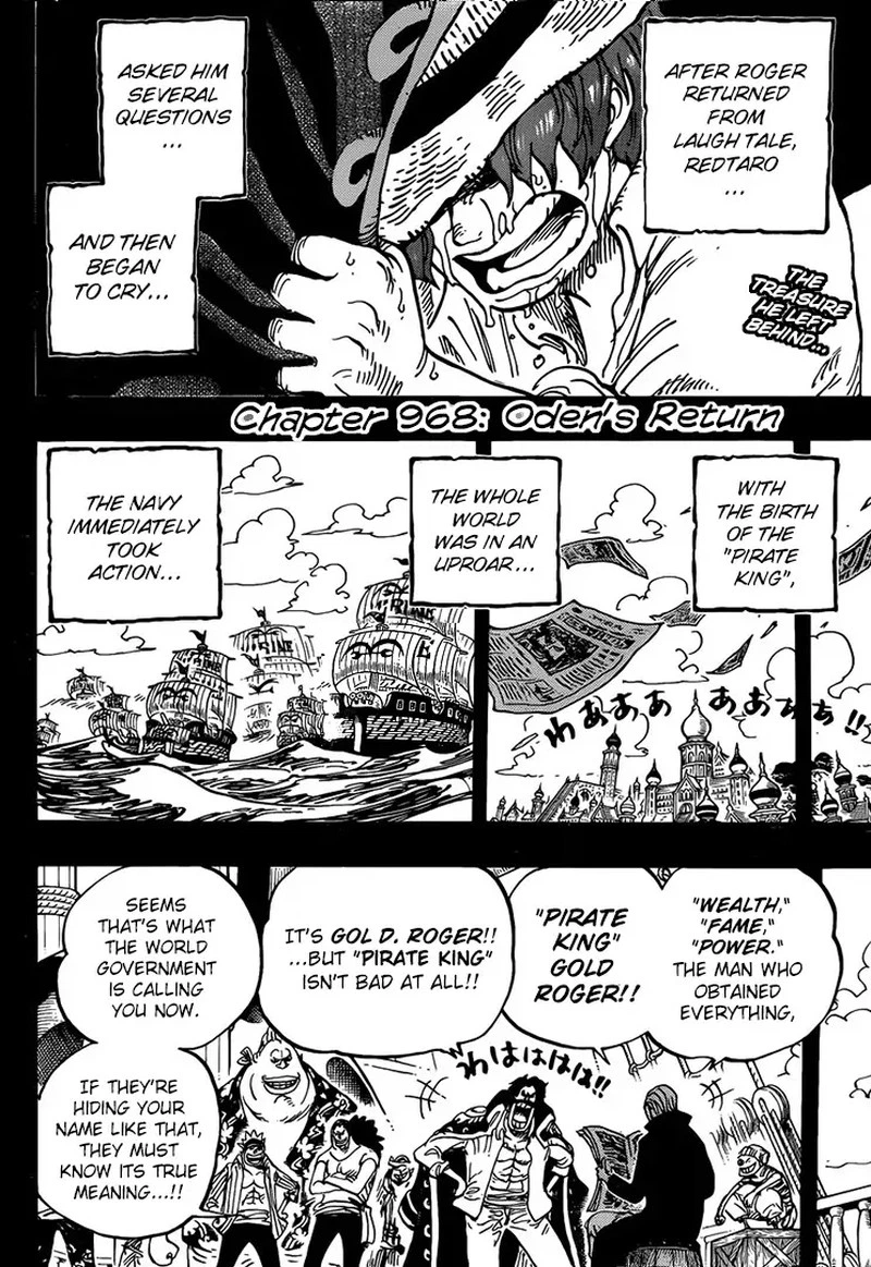 One Piece Chapter 968 — page 2
