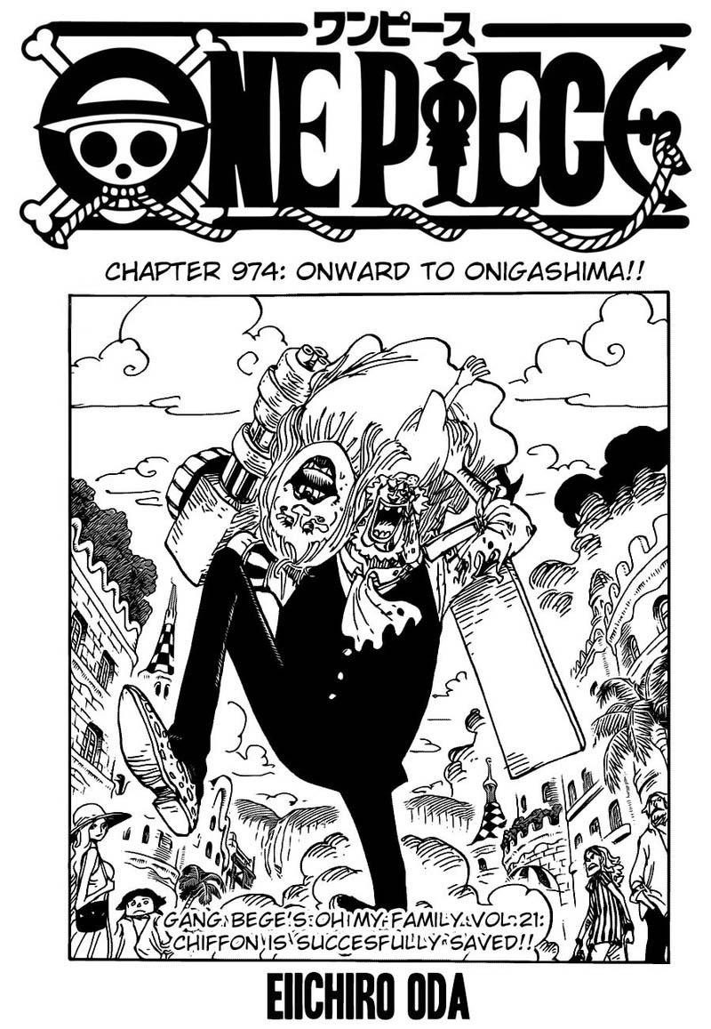 One Piece Chapter 974 — page 1