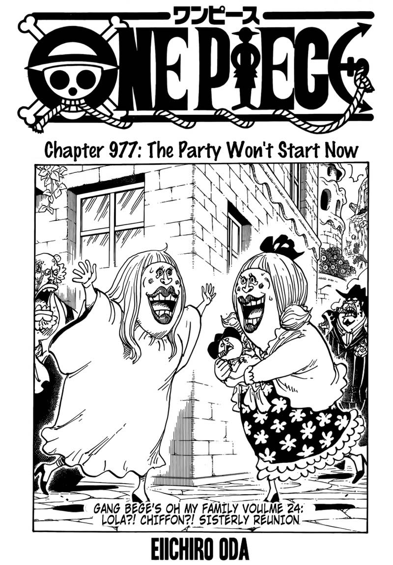 One Piece Chapter 977 — page 1