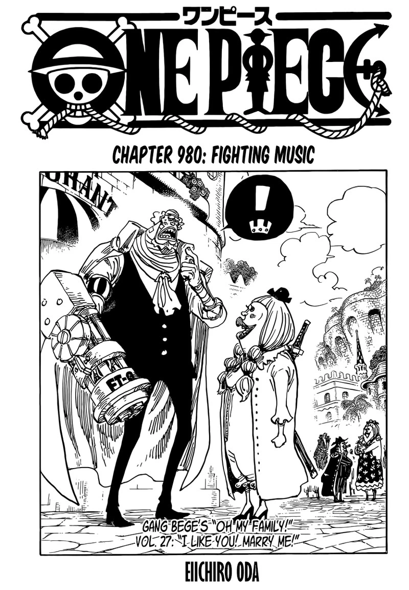 One Piece Chapter 980 — page 1