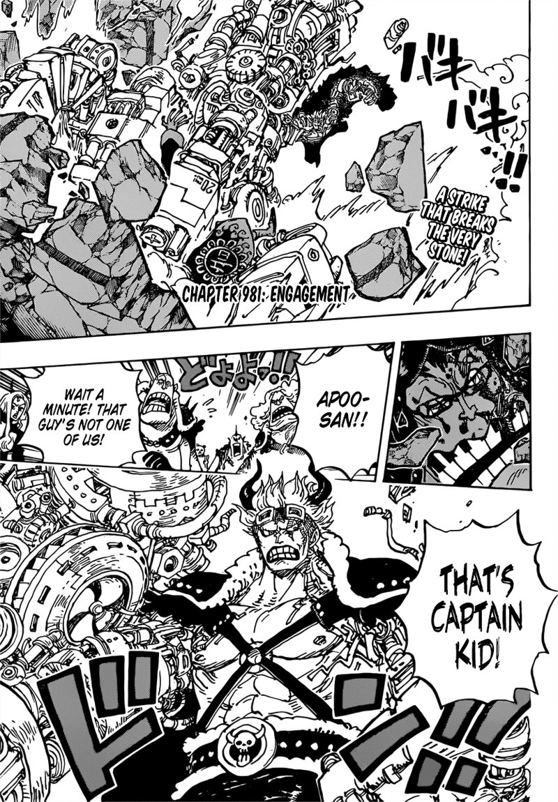 One Piece Chapter 981 — page 3