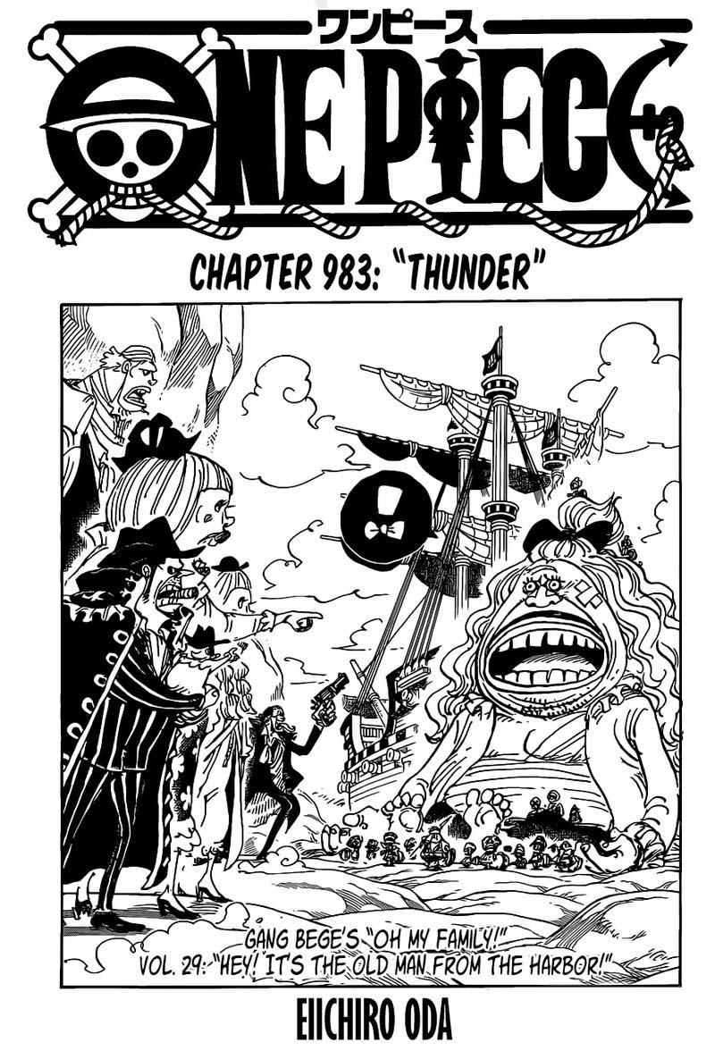 One Piece Chapter 983 — page 1