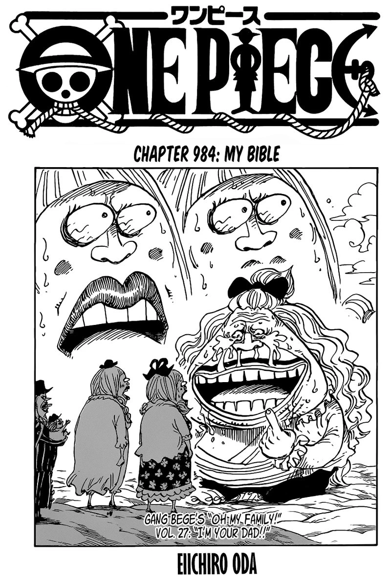 One Piece Chapter 984 — page 1