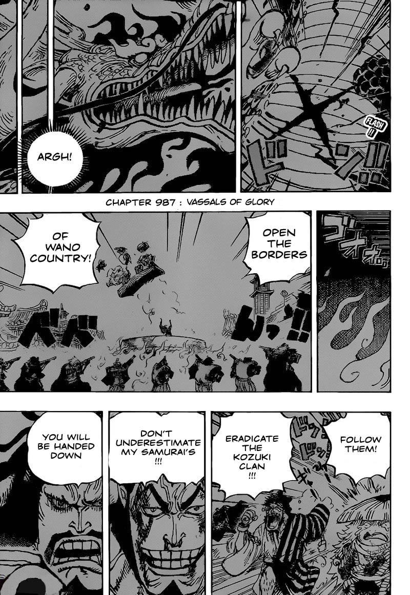 One Piece Chapter 987 — page 3