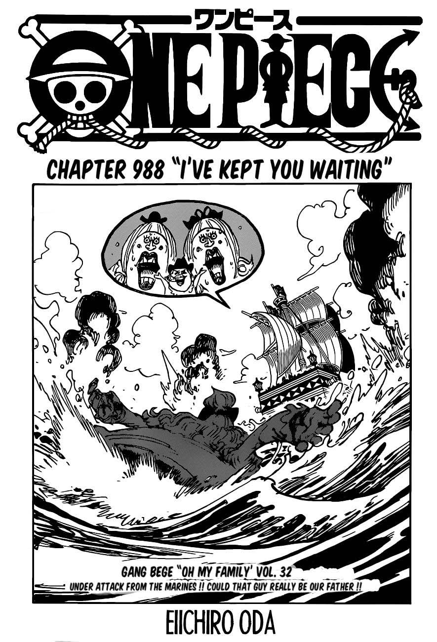One Piece Chapter 988 — page 1