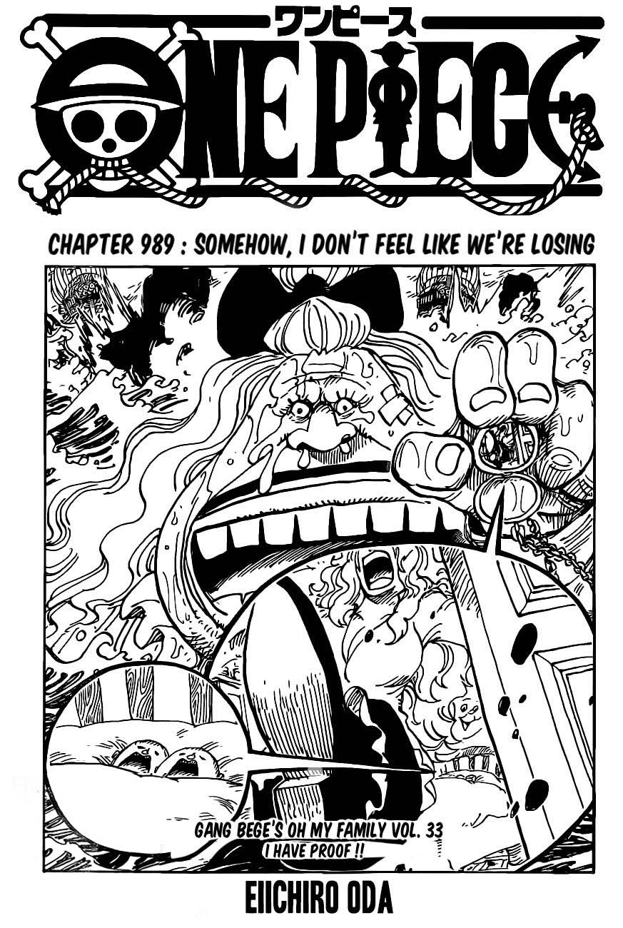 One Piece Chapter 989 — page 1