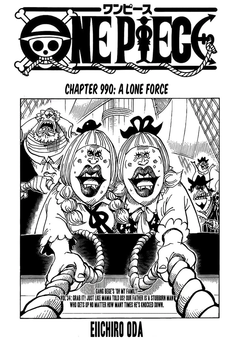 One Piece Chapter 990 — page 1
