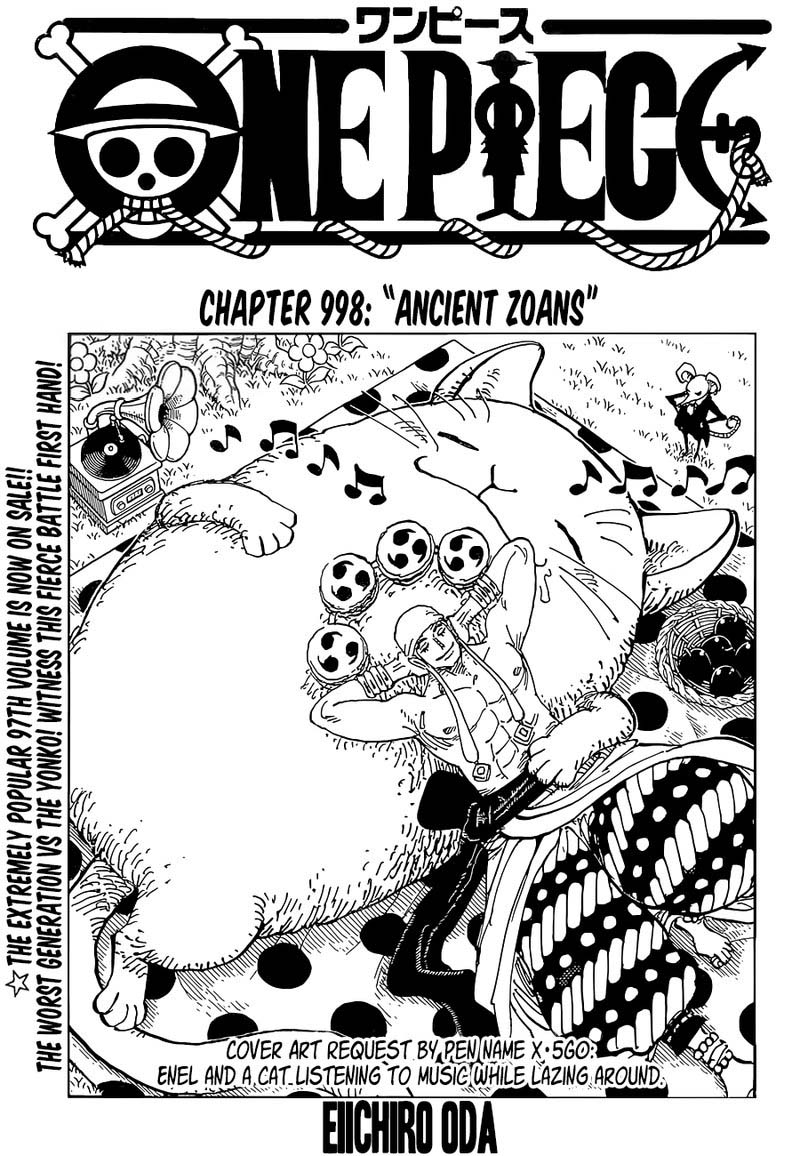 One Piece Chapter 998 — page 1