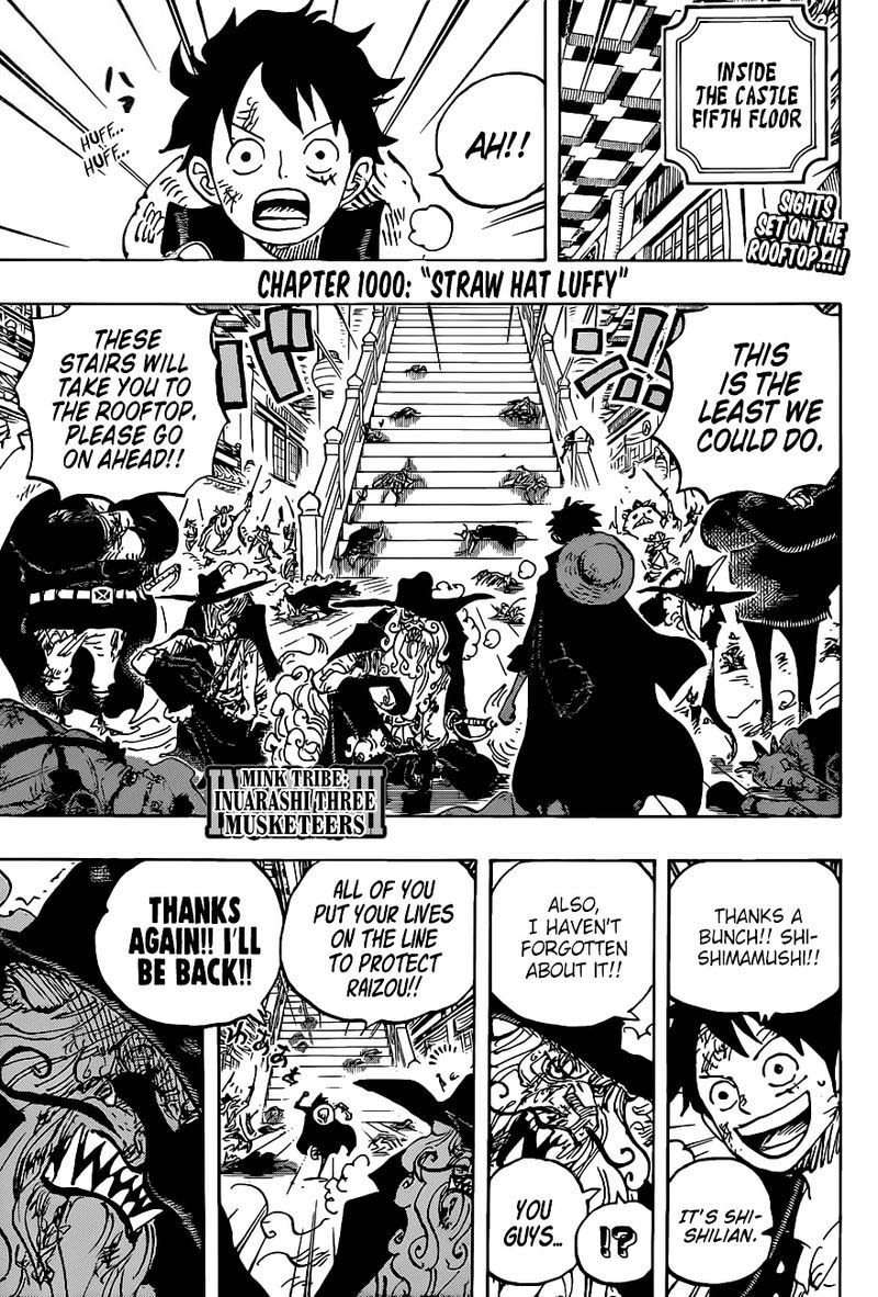 One Piece Chapter 1000 — page 1
