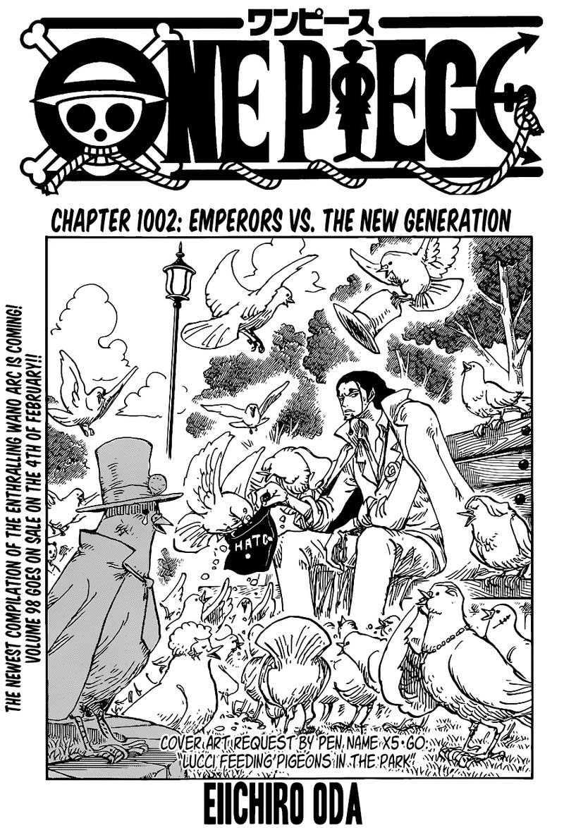 One Piece Chapter 1002 — page 1